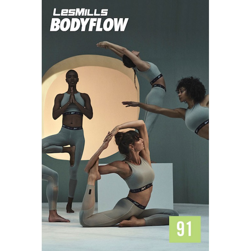 [Hot Sale]LesMills Q1 2021 Routines BODY BALANCE FLOW 91 releases New Release DVD, CD & Notes